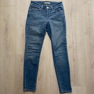Levi’s 711 Skinny Mid Rise Jeans